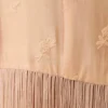 Abigail V Neck Fringe Maxi Dress – Orange Abigail V Neck Fringe Maxi Dress – Orange