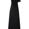 Adalyn One Shoulder Crepe Maxi Dress – Black Adalyn One Shoulder Crepe Maxi Dress – Black