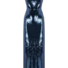 Adoria Sequin Cut Out Maxi Dress – Navy Adoria Sequin Cut Out Maxi Dress – Navy
