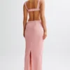 Adoria Sequin Cut Out Maxi Dress – Pale Pink Adoria Sequin Cut Out Maxi Dress – Pale Pink