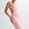 Adoria Sequin Cut Out Maxi Dress – Pale Pink Adoria Sequin Cut Out Maxi Dress – Pale Pink