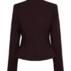Agatha Square Neck Blazer – Plum Pinstripe Agatha Square Neck Blazer – Plum Pinstripe