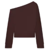 Aiden Slouchy Crew Jumper – Chocolate Aiden Slouchy Crew Jumper – Chocolate
