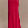 Ainsley Asymmetrical Maxi Skirt With Floral Hardware – Fuchsia Pink Ainsley Asymmetrical Maxi Skirt With Floral Hardware – Fuchsia Pink