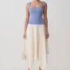 Aisling Ribbed Square Neck Sleeveless Top – Cornflower Blue Aisling Ribbed Square Neck Sleeveless Top – Cornflower Blue