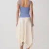 Aisling Ribbed Square Neck Sleeveless Top – Cornflower Blue Aisling Ribbed Square Neck Sleeveless Top – Cornflower Blue