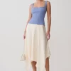 Aisling Ribbed Square Neck Sleeveless Top – Cornflower Blue Aisling Ribbed Square Neck Sleeveless Top – Cornflower Blue