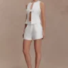 Aldea Cotton Sleeveless Top – White Aldea Cotton Sleeveless Top – White