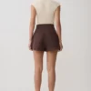Alden High Waisted Short – Chocolate Alden High Waisted Short – Chocolate