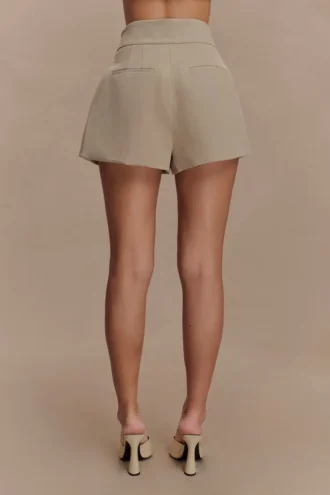 Alden High Waisted Short – Pebble