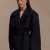 Alden Short Trench Jacket – Black Alden Short Trench Jacket – Black