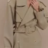 Alden Short Trench Jacket – Pebble Alden Short Trench Jacket – Pebble