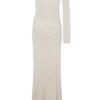 Alexius One Shoulder Knit Maxi Dress – Ivory Alexius One Shoulder Knit Maxi Dress – Ivory