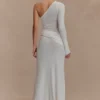 Alexius One Shoulder Knit Maxi Dress – Ivory Alexius One Shoulder Knit Maxi Dress – Ivory