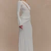 Alexius One Shoulder Knit Maxi Dress – Ivory Alexius One Shoulder Knit Maxi Dress – Ivory