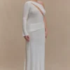 Alexius One Shoulder Knit Maxi Dress – Ivory Alexius One Shoulder Knit Maxi Dress – Ivory