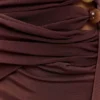 Alicent Slinky Beaded Mini Skirt – Chocolate Alicent Slinky Beaded Mini Skirt – Chocolate