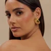 Alicia Horizontal Earrings – Gold