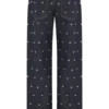 Alima Mid Rise Stud Denim Jeans – Washed Indigo Blue Alima Mid Rise Stud Denim Jeans – Washed Indigo Blue