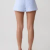Allison Cotton Short – Blue Pinstripe Allison Cotton Short – Blue Pinstripe