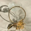 Allona Floral Choker – Gold