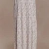 Amaris Gathered Plisse Maxi Skirt – Floral Ditsy Print Amaris Gathered Plisse Maxi Skirt – Floral Ditsy Print