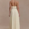 Amaris Gathered Plisse Maxi Skirt – Lemon Amaris Gathered Plisse Maxi Skirt – Lemon