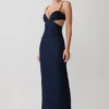 Amila Denim Cupped Maxi Dress – Indigo Blue Amila Denim Cupped Maxi Dress – Indigo Blue