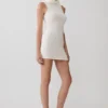Amilee Scarf Knit Mini Dress – Ivory
