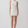 Amilee Scarf Knit Mini Dress – Ivory