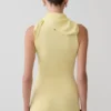 Amilee Scarf Knit Mini Dress – Lemon Amilee Scarf Knit Mini Dress – Lemon