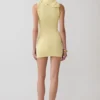 Amilee Scarf Knit Mini Dress – Lemon Amilee Scarf Knit Mini Dress – Lemon