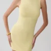 Amilee Scarf Knit Mini Dress – Lemon Amilee Scarf Knit Mini Dress – Lemon