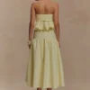 Amirah Midi Skirt – Lemon Amirah Midi Skirt – Lemon