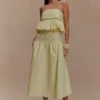 Amirah Midi Skirt – Lemon Amirah Midi Skirt – Lemon