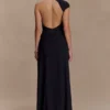 Analia Chiffon Maxi Dress – Black