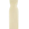 Anastasia One Shoulder Modal Midi Dress – Pale Lemon Anastasia One Shoulder Modal Midi Dress – Pale Lemon