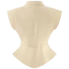 Andina Shortsleeve Linen Top – Natural Beige