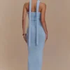 Andrea Strapless Knit Maxi Dress – Light Blue Andrea Strapless Knit Maxi Dress – Light Blue