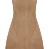 Andy Faux Suede Mini Dress – Camel Andy Faux Suede Mini Dress – Camel