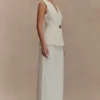 Angelie Suiting Maxi Skirt – Ivory Angelie Suiting Maxi Skirt – Ivory