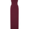 Angelique Beaded Crepe Maxi Dress – Wine