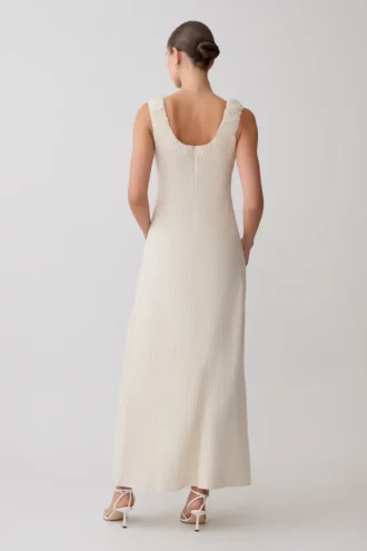 Anisa Scoop Neck Maxi Dress – Stripe