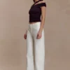 Anna One Shoulder Modal Top – Cacao Brown Anna One Shoulder Modal Top – Cacao Brown