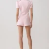 Anne Satin Mini Short – Pale Pink Anne Satin Mini Short – Pale Pink