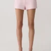 Anne Satin Mini Short – Pale Pink Anne Satin Mini Short – Pale Pink