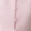 Anne Short Sleeve Satin Top – Pale Pink