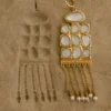 Annika Horizontal Resin Drop Earrings – Gold