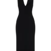 Annita Crepe Halter Midi Dress – Black Annita Crepe Halter Midi Dress – Black