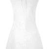 Ariana Pleated Neck Mini Dress – Ivory Ariana Pleated Neck Mini Dress – Ivory